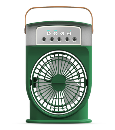 Rechargeable Air Cooler Fan With Mist Flow